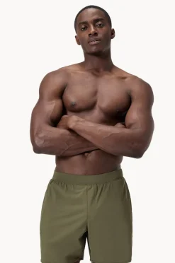 Boardshorts|Speedo Mens The Lookout Solid 16" Volley Boardshort Olive