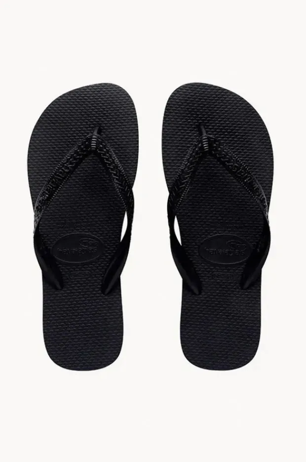 Footwear|Havaianas Mens Top Classic Thong Black
