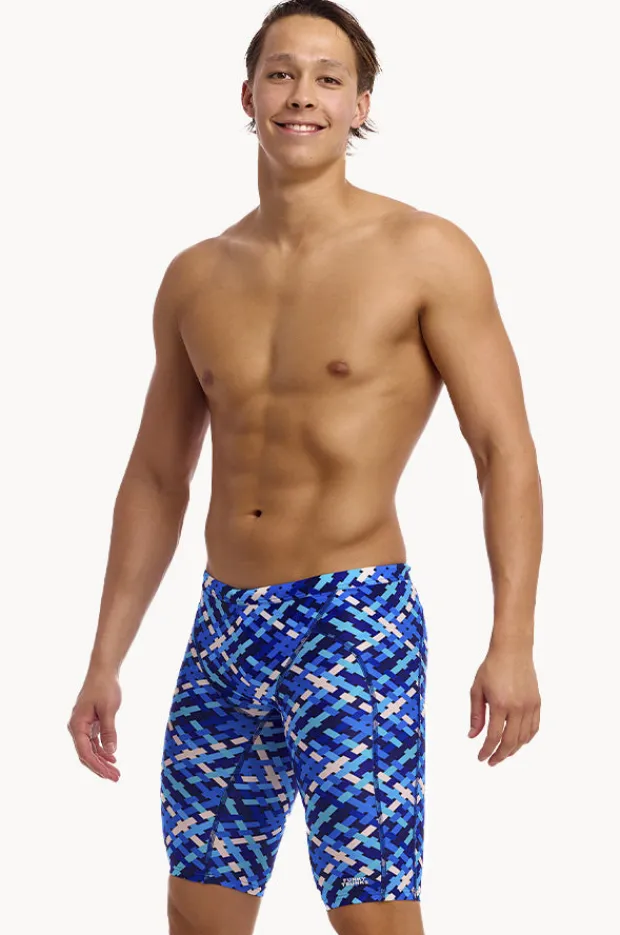 Jammers|Funky Trunks Mens Under Over Jammer Blue
