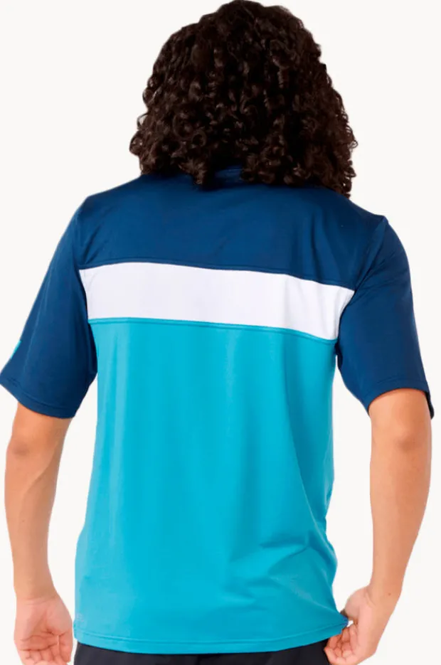 Rashies|Rip Curl Mens Undertow Short Sleeve Suntop Ocean