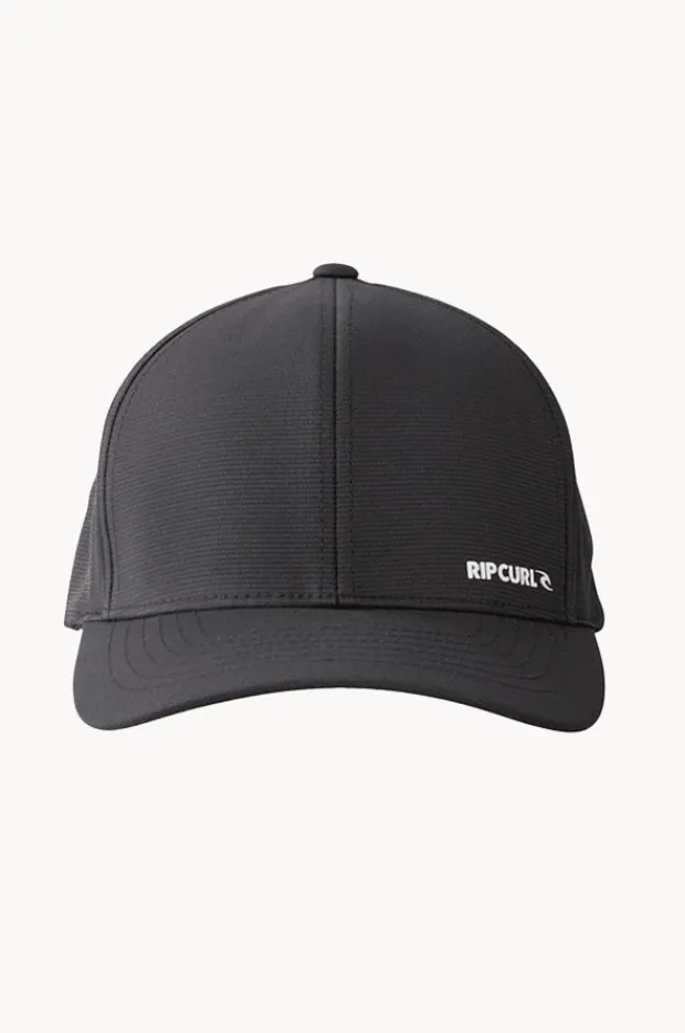 Headwear|Rip Curl Mens Vaporcool Phaser Flexfit Cap Black