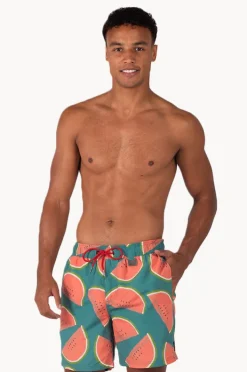 Boardshorts|Coast Mens Watermelon Boardshort Green/red