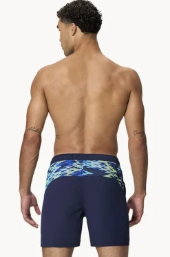 Boardshorts|Speedo Mens Xpress Lite Panel 16" Watershort Peacoat