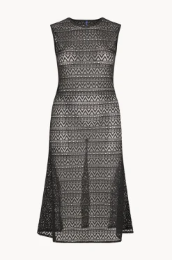 Dresses|Capriosca Mesh Maxi Dress BLACK