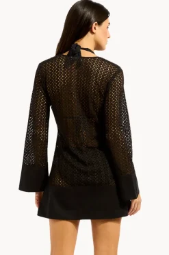 Overswim|Seafolly Mini Cover Up Black