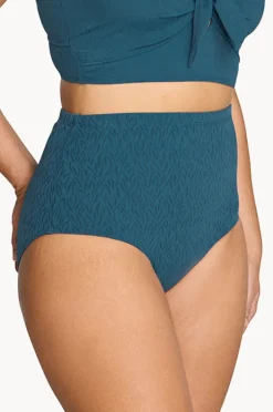 Bottoms|Artesands Minque Renoir High Waist Pant Dark slate