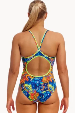 One Pieces|Funkita Mixed Mess Diamond Back One Piece Mixed mess blue