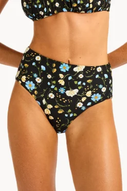 Bottoms|Seafolly Modern Romance High Waisted Pant Black