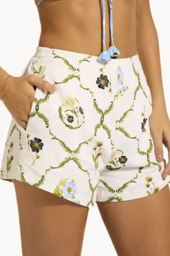 Shorts|Seafolly Modern Romance Tailored Short WHITE