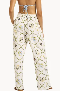 Pants|Seafolly Modern Romance Tailored Wide Leg Pant WHITE