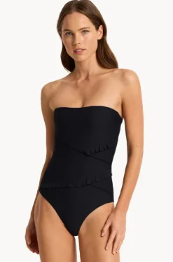 One Pieces|Monte u0026 Lou Monte & Lou Bandeau One Piece Black