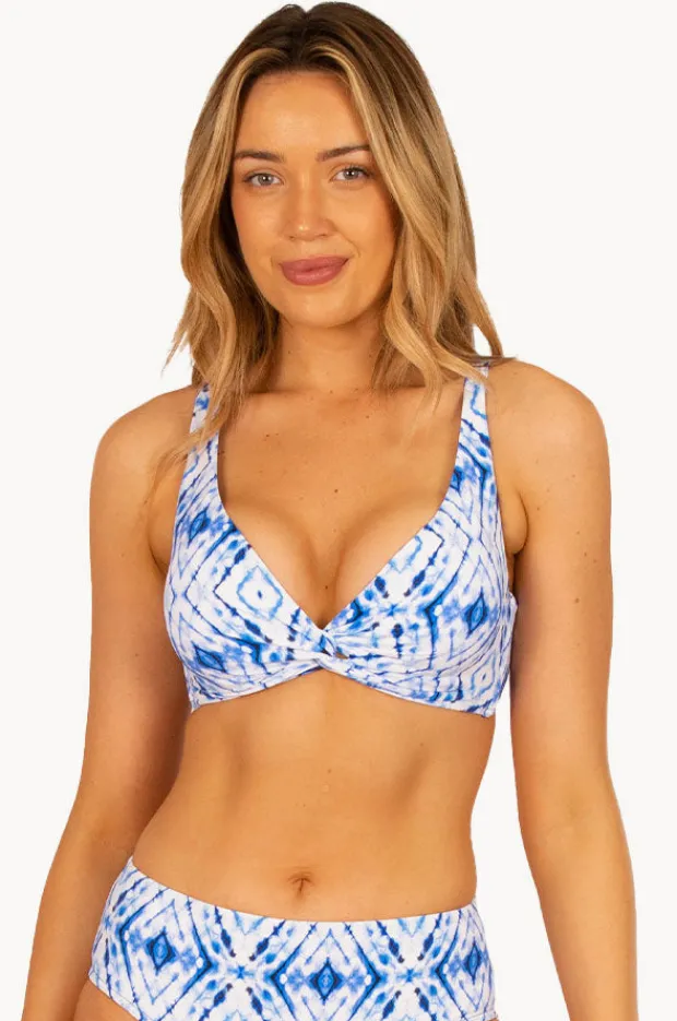 Bikini Tops|Baku Moonlight D/DD Cup Twist Bra Moonlight white
