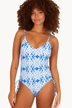 One Pieces|Baku Moonlight Ruched Side One Piece Moonlight white