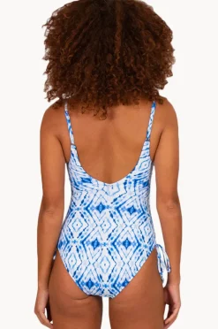 One Pieces|Baku Moonlight Ruched Side One Piece Moonlight white