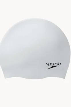 Swim Caps|Speedo Moulded Silicone Cap WHITE