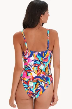 One Pieces|Moontide Nadia F/G Cup Tie Front One Piece Multi