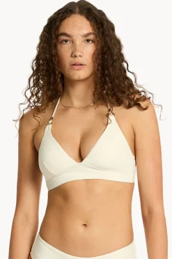 Bikini Tops|Sea Level Nautique Longline Halter Coconut