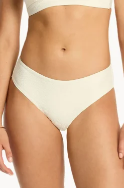Bottoms|Sea Level Nautique Mid Bikini Pant Coconut