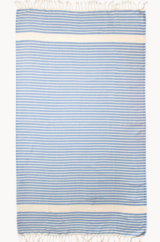 Travel|Towels|Havlu Nazar Turkish Towel Nazar blue