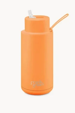 Drinkware|Drinkware|Frank Green Neon Ceramic Drink Bottle 1L Orange