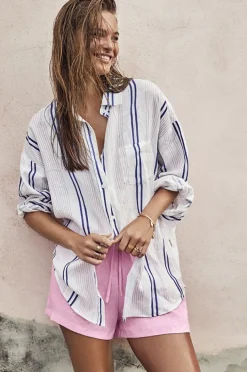Tops|Sea Level Newport Beach Shirt Light pink