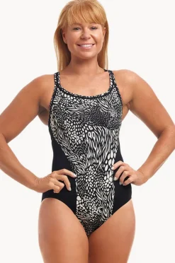 One Pieces|Funkita Night Hunter Locked In Lucy One Piece Black/white
