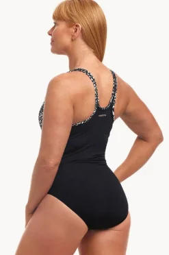 One Pieces|Funkita Night Hunter Locked In Lucy One Piece Black/white