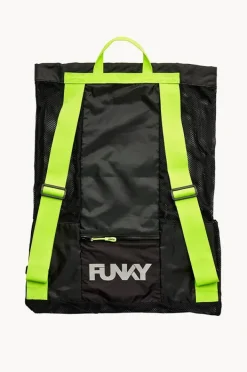 Sport Bags|Bags|Funky Trunks Night Lights Gear Up Mesh Backpack Black