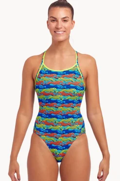 One Pieces|Funkita No Cheating Diamond Back One Piece No cheating blue