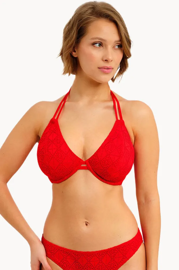 Bikini Tops|Freya Nomad Nights F Cup Halter Lava