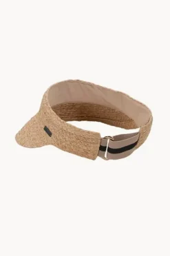 Headwear|Rigon Noosa Raffia Visor Natural
