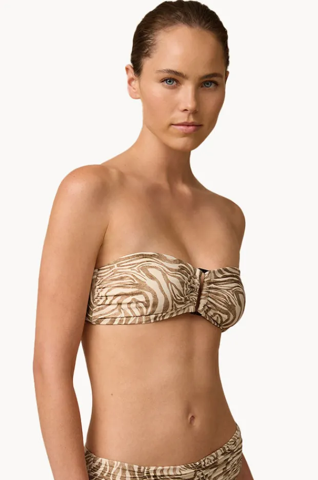 Bikini Tops|Monte u0026 Lou Nova Bilgola Bandeau Animal