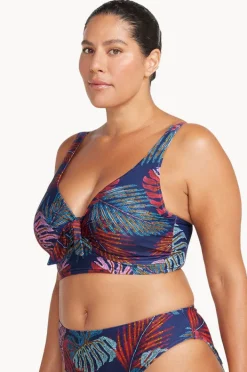 Bikini Tops|Artesands Nu Ornare Cezanne D/DD Cup Midriff Bra Navy