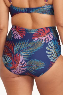 Bottoms|Artesands Nu Ornare Raphael High Waist Pant Navy