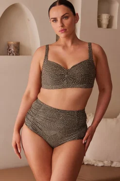 Bottoms|Artesands Onda Perspective Raphael High Waist Pant Olive