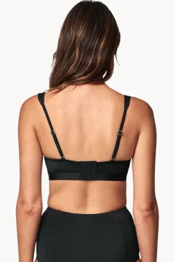Bikini Tops|Une Piece Original Bustier Balconette BLACK