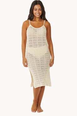 Dresses|Rip Curl Pacific Dreams Crochet Dress Natural