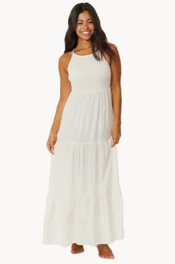 Dresses|Rip Curl Pacific Dreams Embroidered Dress Cream