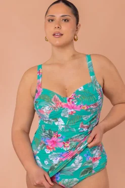 Tankini Tops|Sea Level Pacifico Twist Front Tankini Separate Evergreen