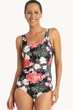 One Pieces|Jantzen Paige Pintuck One Piece BLACK