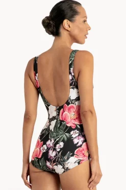 One Pieces|Jantzen Paige Pintuck One Piece BLACK