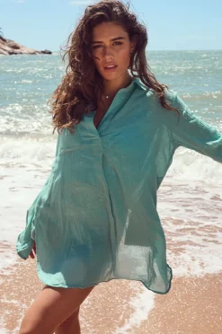 Overswim|Sunseeker Painters Shirt Moss