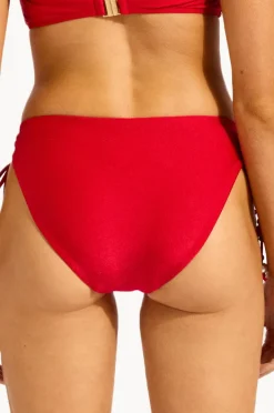 Bottoms|Seafolly Palermo Loop Tie Side Pant Red