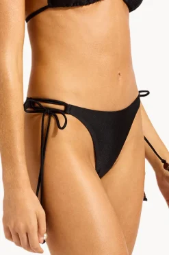 Bottoms|Seafolly Palermo Loop Tie Side Rio Pant Black