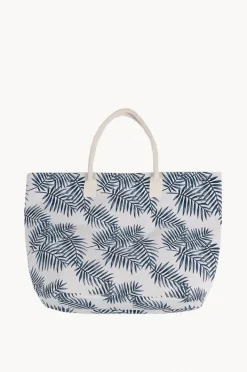 Beach Bags|Bags|Cherry Red Palm Bag Navy