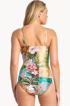 One Pieces|Sunseeker Papaya E/F Cup Minimiser One Piece Multi