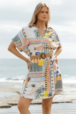 Dresses|Betty Basics Paradise Archer Dress Multi