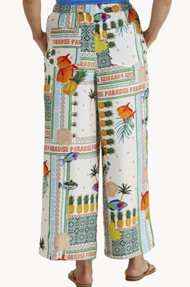 Pants|Betty Basics Paradise Sable Wide Leg Pant Multi