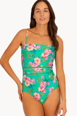 One Pieces|Baku Paradiso Bandeau One Piece Paradiso shamrock