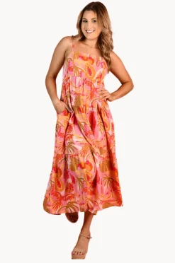 Dresses|Go Girl Paraiso Ellie Midi Dress Pink